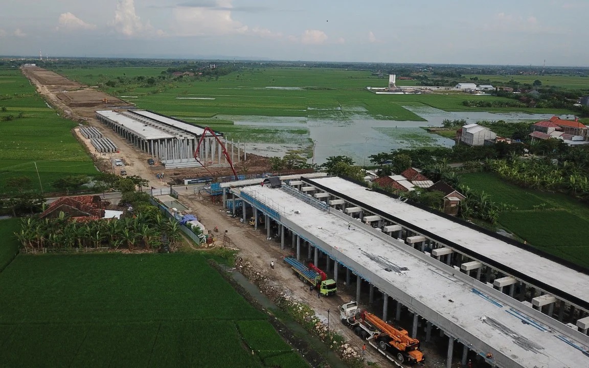 Progress Pembangunan Tol Semarang - Demak